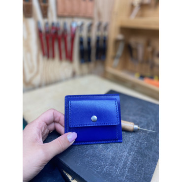 Peněženka minimalistická modrá